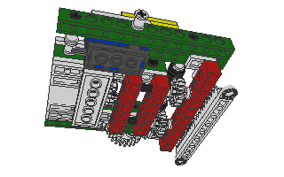 LEGO servo motor (bottom)
